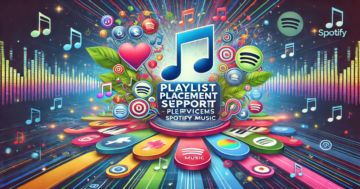 SpotifyやApple Musicでのプレイリスト掲載サポートサービス